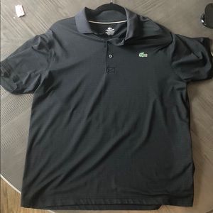Lacoste size 5 sport black polo